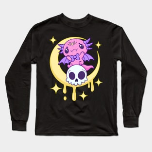 Axolotl Gothic Kawaii Pastel Goth Long Sleeve T-Shirt